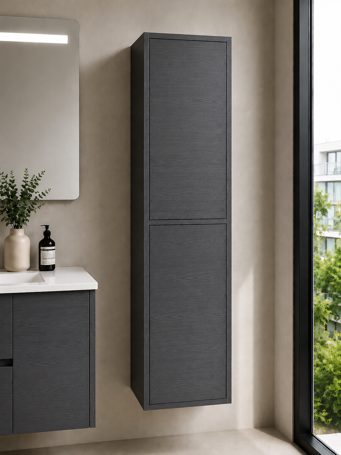 Badezimmerschrank FLORENCIA mit zwei Türen 140 cm