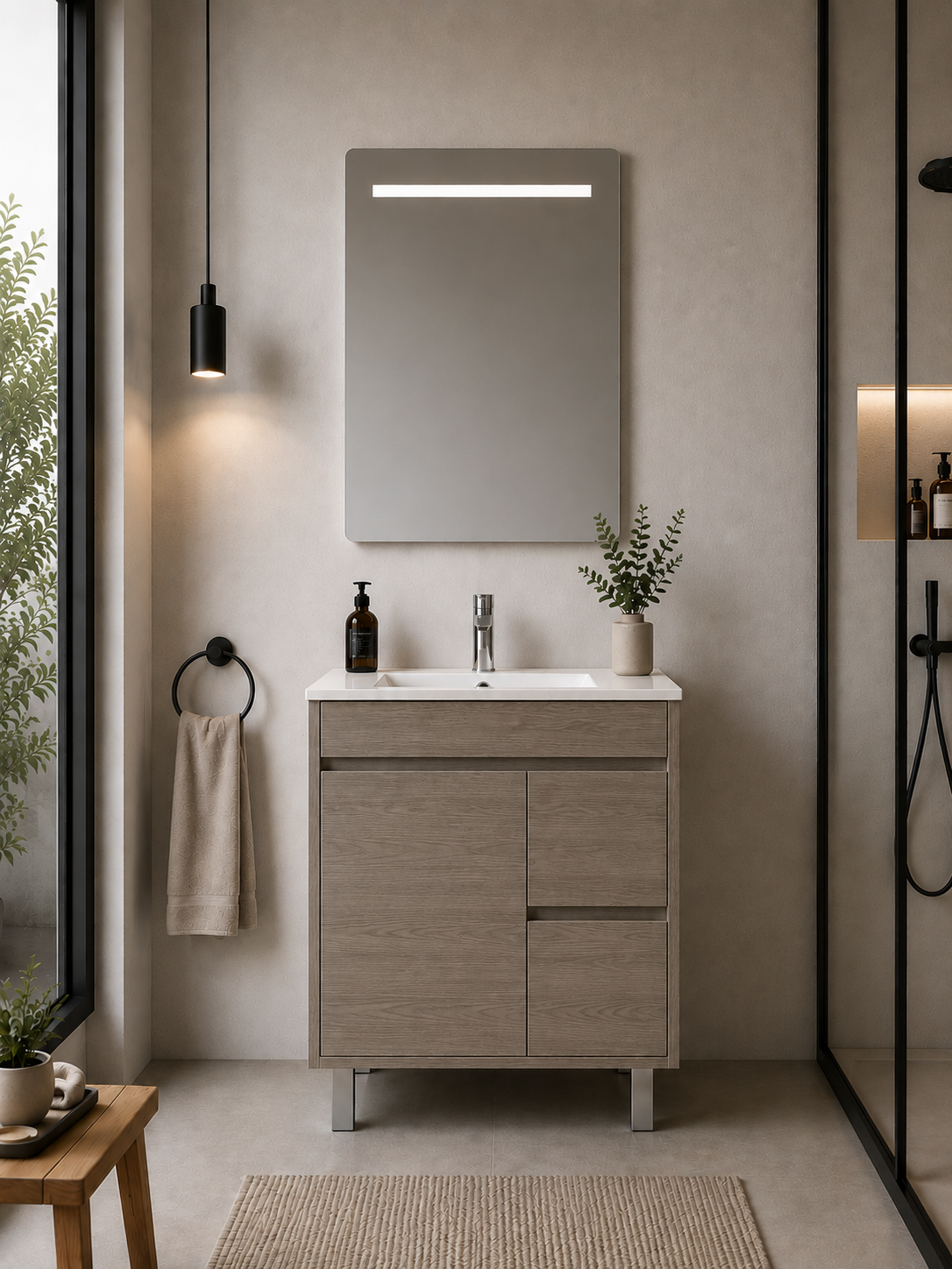 Badezimmermöbel ISQUIA mit Waschbecken