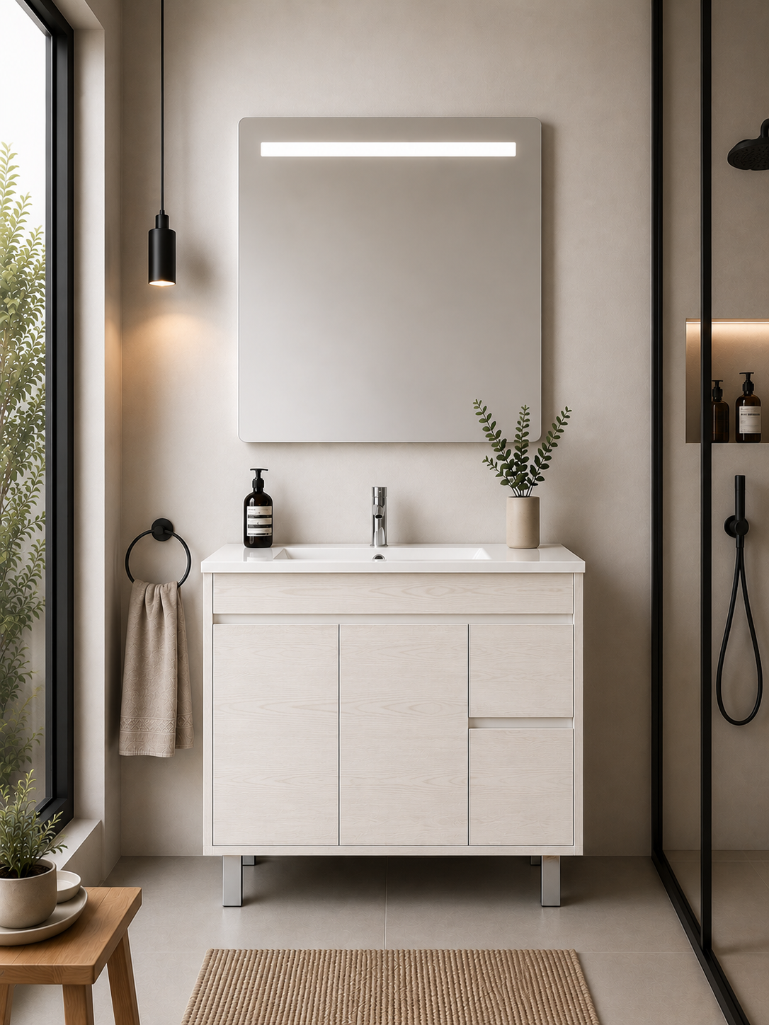 Badezimmermöbel ISQUIA mit Waschbecken